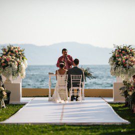 Destination weddings | sunset Beach wedding