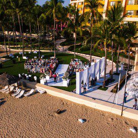 Destination weddings | sunset Beach wedding