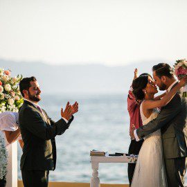 Destination weddings | sunset Beach wedding