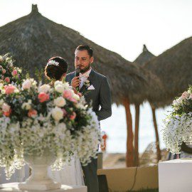 Destination weddings | sunset Beach wedding