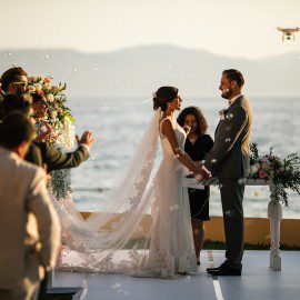 Destination weddings | sunset Beach wedding