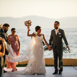 Destination weddings | sunset Beach wedding