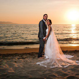 Destination weddings | sunset Beach wedding