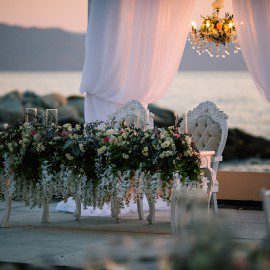 Destination weddings | sunset Beach wedding